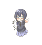 眼鏡な女子のスタンプ（個別スタンプ：11）