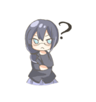 眼鏡な女子のスタンプ（個別スタンプ：13）