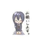 眼鏡な女子のスタンプ（個別スタンプ：15）