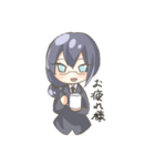 眼鏡な女子のスタンプ（個別スタンプ：16）