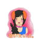 忠犬チョコラ～メンヘラ彼女～（個別スタンプ：19）