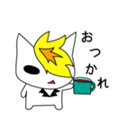 ぶろんどきゃっと（個別スタンプ：7）