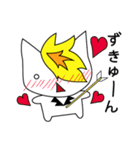 ぶろんどきゃっと（個別スタンプ：18）