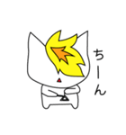 ぶろんどきゃっと（個別スタンプ：21）