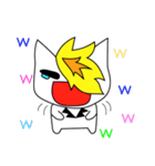 ぶろんどきゃっと（個別スタンプ：24）