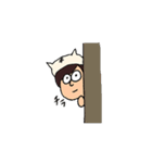 猫かぶりと猫（個別スタンプ：4）
