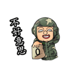 Helmet uncle7 Military action（個別スタンプ：20）
