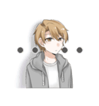 長袖パーカー男子（個別スタンプ：2）