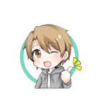 長袖パーカー男子（個別スタンプ：5）