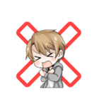 長袖パーカー男子（個別スタンプ：6）
