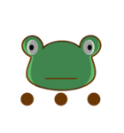 A green frog（個別スタンプ：24）
