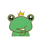 A green frog（個別スタンプ：32）