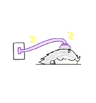 ハリネズミの毎日使えるスタンプ（個別スタンプ：37）