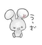 このうさぎはめんへら2（個別スタンプ：4）