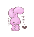このうさぎはめんへら2（個別スタンプ：8）