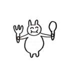 使いやすいウサギ（やや）（個別スタンプ：31）