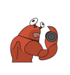 Muscle Crab Man（個別スタンプ：35）