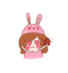 ゆるふわうさちゃん日常会話スタンプ（個別スタンプ：21）