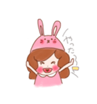 ゆるふわうさちゃん日常会話スタンプ（個別スタンプ：27）