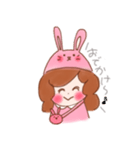 ゆるふわうさちゃん日常会話スタンプ（個別スタンプ：33）
