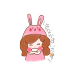 ゆるふわうさちゃん日常会話スタンプ（個別スタンプ：35）