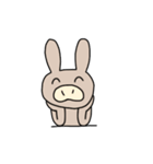 ぶたばなうさぎ（個別スタンプ：1）