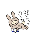ぶたばなうさぎ（個別スタンプ：3）