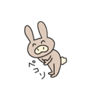 ぶたばなうさぎ（個別スタンプ：6）