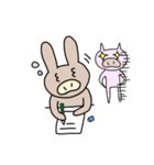 ぶたばなうさぎ（個別スタンプ：26）