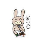 ぶたばなうさぎ（個別スタンプ：27）
