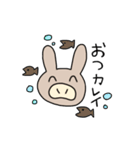 ぶたばなうさぎ（個別スタンプ：32）