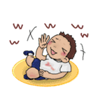 体操着の幼稚園児(男の子)（個別スタンプ：19）