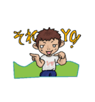 体操着の幼稚園児(男の子)（個別スタンプ：22）