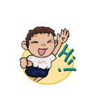 体操着の幼稚園児(男の子)（個別スタンプ：26）