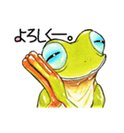 のほほん蛙（個別スタンプ：31）