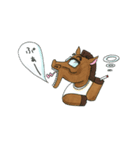 パグ課長とウマ親父（個別スタンプ：10）