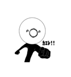 割と個性的な顔文字スタンプ(仮)（個別スタンプ：34）