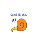 Exciting Snail（個別スタンプ：38）