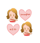 Jin ＆ Joo Kpop Kdrama Fangirl（個別スタンプ：7）