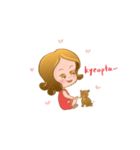 Jin ＆ Joo Kpop Kdrama Fangirl（個別スタンプ：14）