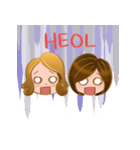 Jin ＆ Joo Kpop Kdrama Fangirl（個別スタンプ：27）