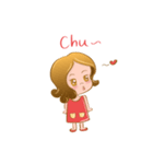 Jin ＆ Joo Kpop Kdrama Fangirl（個別スタンプ：32）