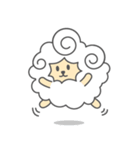 クリーム羊（個別スタンプ：4）