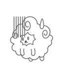 クリーム羊（個別スタンプ：7）