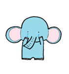 手乗りゾウさん（個別スタンプ：4）