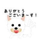 カワイイ敬語のワンちゃん。（個別スタンプ：1）