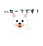 カワイイ敬語のワンちゃん。（個別スタンプ：5）