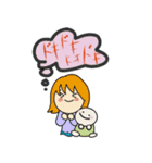 赤ちゃんと生きる24H（個別スタンプ：14）