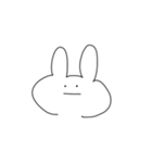 すごく可愛いうさぎさん（個別スタンプ：1）