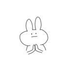 すごく可愛いうさぎさん（個別スタンプ：4）